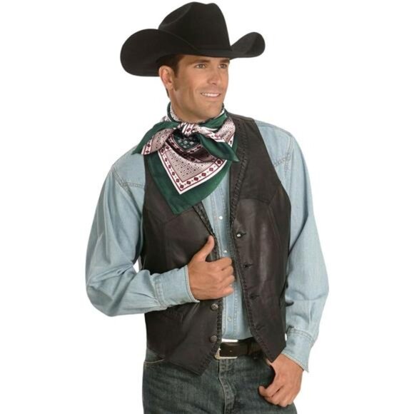 Satin Square Scarf for Men, 04 - Picture 5 of 6